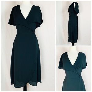 Spirit Of Grace NWT Size S Black Wrap Dress
